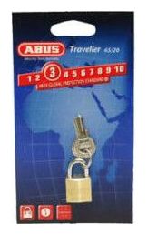 Abus Cadenas 65/20mm - Or - 3cm - clé