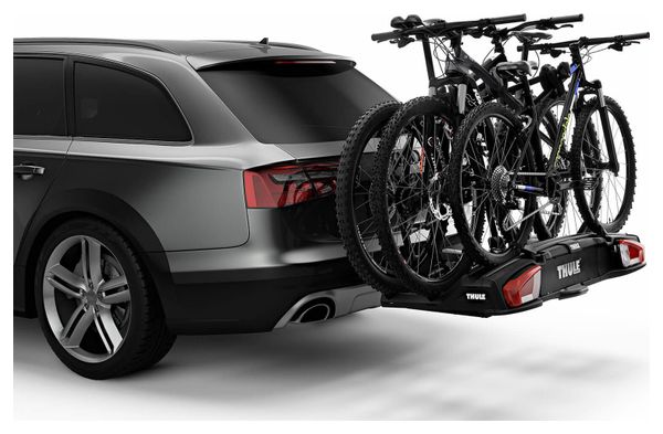 Thule VeloSpace XT 3 939001 Anhängerkupplung Fahrradträger - 3 Fahrräder Schwarz