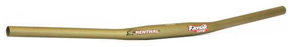 GUIDON RENTHAL FAT BAR LITE ZERO RISE, 780 mm 31,8 GOLD