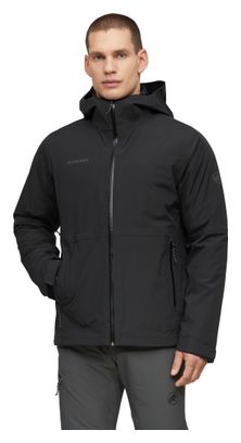 Chaqueta 3 en 1 Mammut Linard Guide HS con capucha, negra, para hombre
