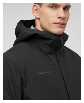 Chaqueta 3 en 1 Mammut Linard Guide HS con capucha, negra, para hombre