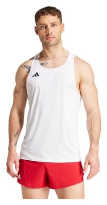 adidas Adizero Tanktop Weiß Herren