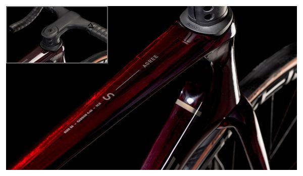 Cube Agree C:62 SLX Bici da strada Sram Force eTap AXS 12S 700 mm Liquid Red 2025