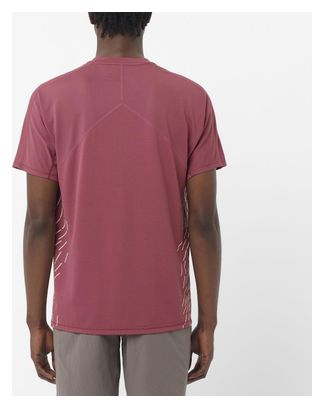 Salomon Sense Aero Graphic Kurzarmtrikot Rot Herren