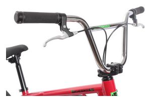 Vélo BMX en aluminium adulte TRICKY AL rouge 20 pouces 10.9 kg
