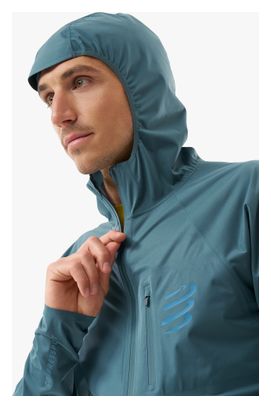 Compressport Tempest - Giacca impermeabile blu per uomo