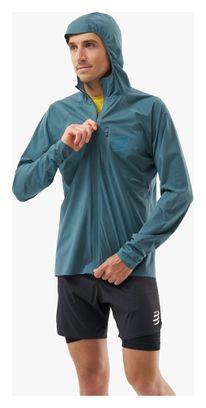 Compressport Tempest - Giacca impermeabile blu per uomo