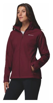 Giacca Softshell Columbia Cascade Ridge III Donna Bordeaux