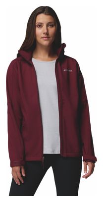 Giacca Softshell Columbia Cascade Ridge III Donna Bordeaux