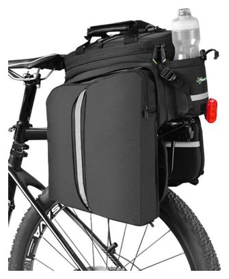 Sacoche de porte-bagages arrière étanche et pliable  10-35 L
