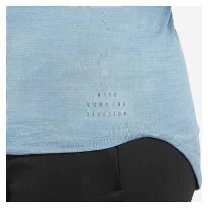 Camiseta de manga larga Nike Dri-Fit ADV Run Division Mujer Azul Gris