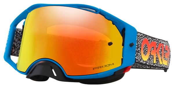 Oakley Airbrake MX Moto Blue Crackle / Fire Iridium / Ref: OO7046-E3