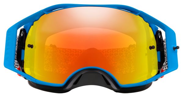 Occhiale Oakley Airbrake MX Moto Blue Crackle / Fire Iridium / Ref: OO7046-E3