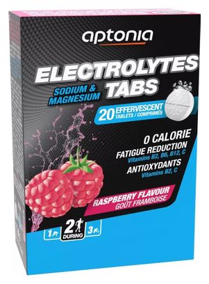Aptonia 20 effervescent tablets Electrolytes Tabs Red Fruits