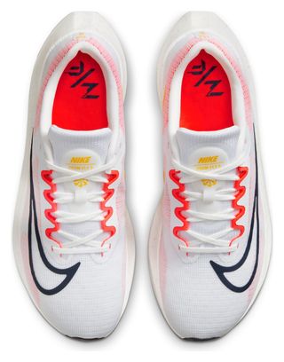 Chaussures de Running Nike Zoom Fly 5 Blanc Rouge Bleu