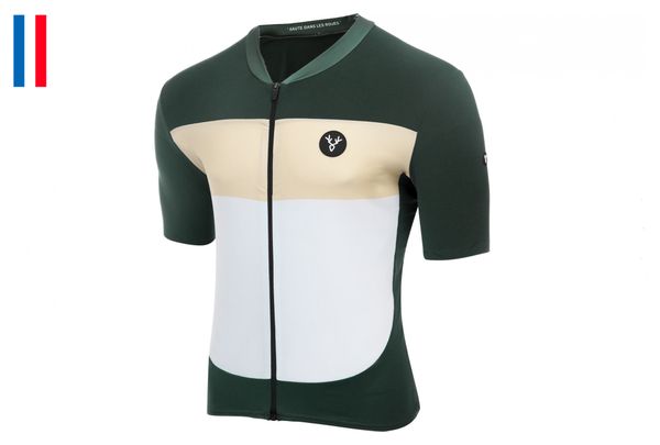 LeBram Eze Kurzarm Jersey Agave Green Creame Fit Cup