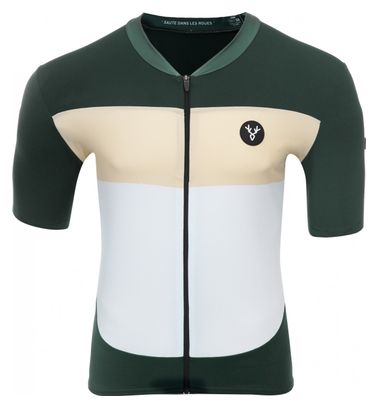 LeBram Eze Kurzarm Jersey Agave Green Creame Fit Cup