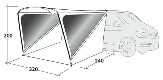 Auvent camping-car Outwell Touring Shelter