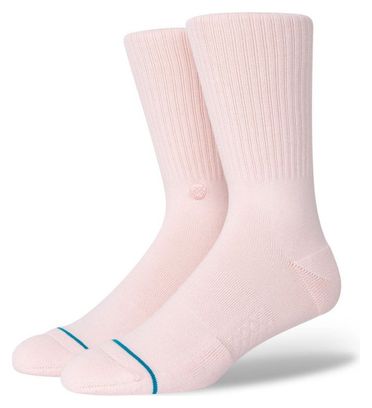 Stance Icon Classic Crew Socks Pink