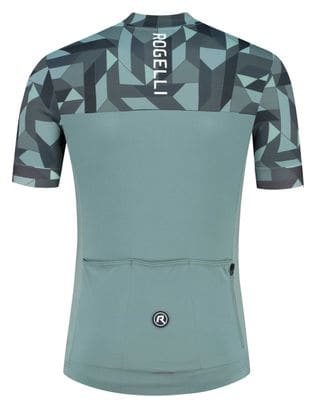 Maillot Manches Courtes Rogelli Essential Graphic Gris Homme