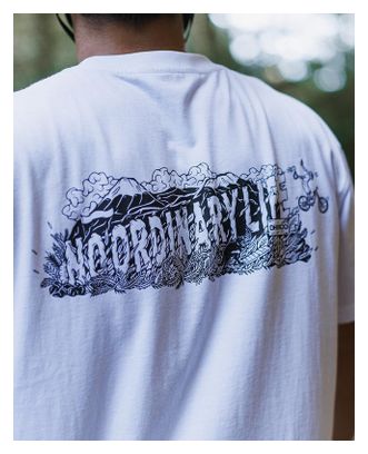 T-Shirt Manches Courtes DHaRCO Kentaro Blanc Homme