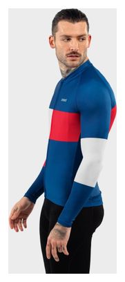 Maillot vélo manches longues homme Cyclisme M2 Vezzana Bleu