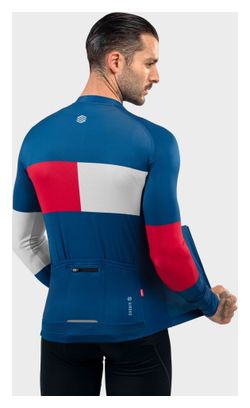 Maillot vélo manches longues homme Cyclisme M2 Vezzana Bleu