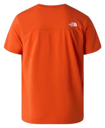 Maglietta tecnica The North Face Lightning Alpine rossa da uomo