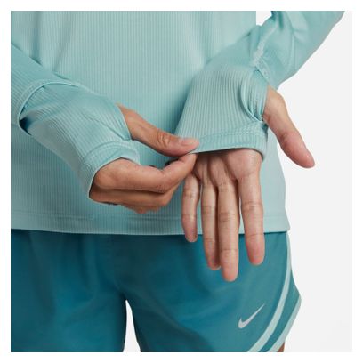 Maglia a maniche lunghe Nike Dri-Fit Element Donna Blu
