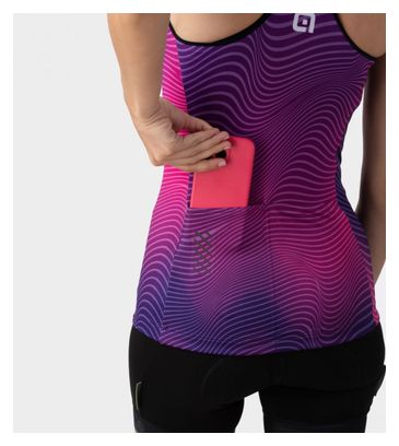 Top senza maniche Alé Onda Donna Viola