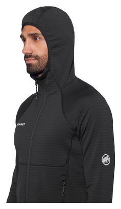 Forro polar Mammut Taiss Hooded Negro Hombre