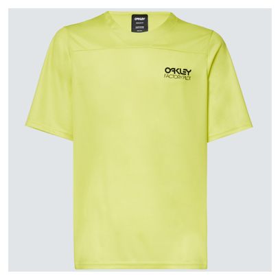 Oakley Factory Pilot Lite Mtb Short Sleeve Jersey Yellow