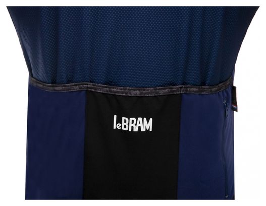 LeBram Eze Short Sleeve Jersey Navy Blue Pink Slim Fit