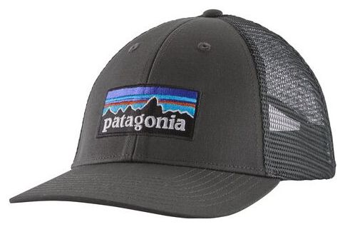 Patagonia P-6 Logo LoPro Trucker Hat Gray