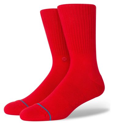 Stance Icon Crew Socks Red