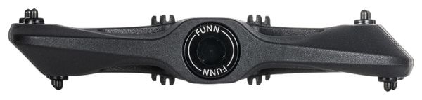 Paar Funn Taipan Flat Pedals Rot