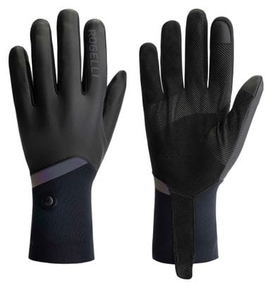 Gants de vélo Hiver -  Hommes Femmes - Noir - Rogelli Distance