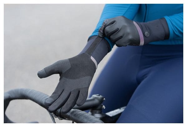 Gants de vélo Hiver -  Hommes Femmes - Noir - Rogelli Distance