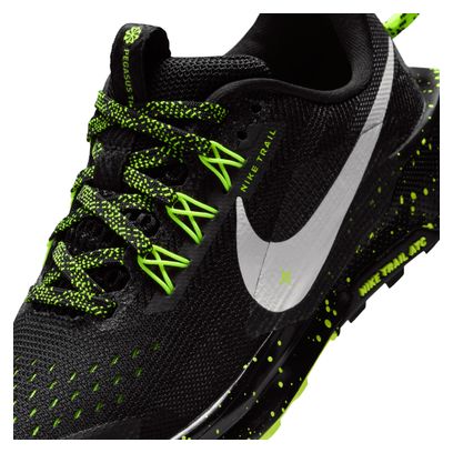 Chaussures Trail Nike Pegasus Trail 5 Noir/Vert Enfant