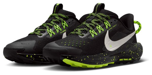 Chaussures Trail Nike Pegasus Trail 5 Noir/Vert Enfant