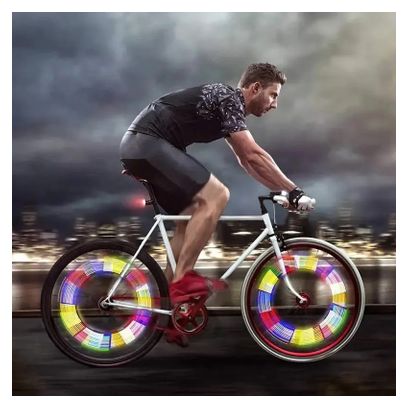 24er-Set Mehrfarbige Reflektionsröhrchen für Fahrradspeichen