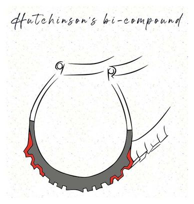 Hutchinson Tundra 700mm Tubeless Ready Soft Reinforced+ Bi-Compound Gravelband