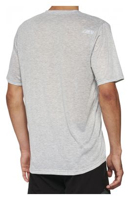 100% Airmatic Mesh Grey Short Sleeve Jersey