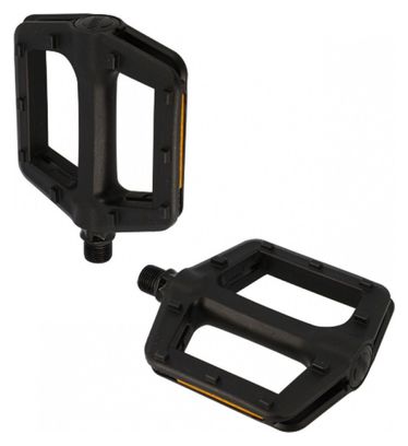 PEDALE CITY/URBAIN RESINE OPTIMIZ NOIR ERGOT ANTI DERAPANT D 9/16 (PR)