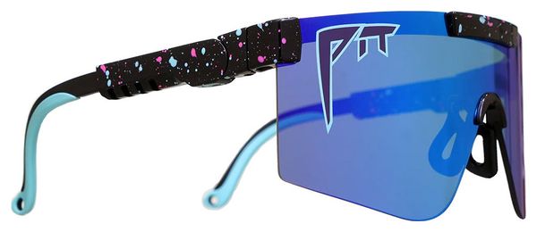 Paire de Lunettes Pit Viper The Hail Sagan Polarized 2000s Noir/Bleu Polarisé