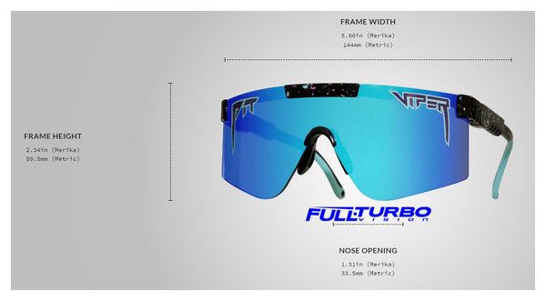 Pit Viper The Hail Sagan Polarized 2000s Sunglasses Black/Blue Polarized