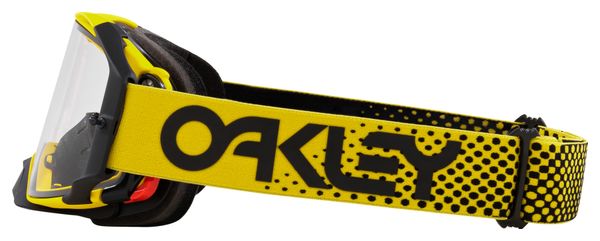 Masque Oakley Airbrake MX Moto Jaune / Clear / Ref: OO7046-E2