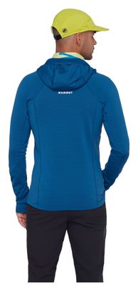 Forro polar Mammut Taiss Hooded azul para hombre