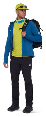 Forro polar Mammut Taiss Hooded azul para hombre