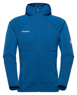 Forro polar Mammut Taiss Hooded azul para hombre